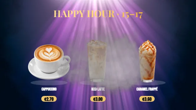 Coffee happy hour