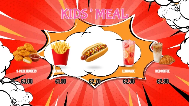 Kids’ meal · snack parade