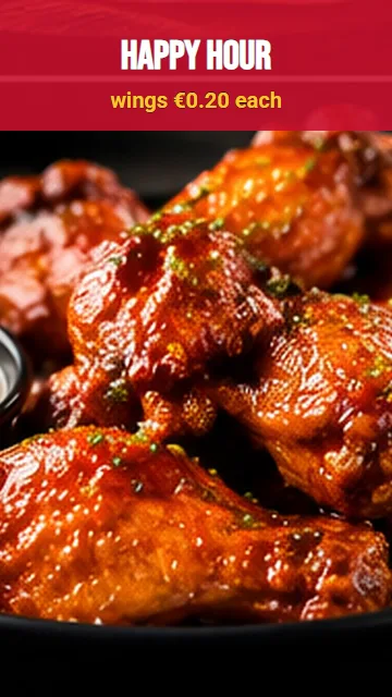 Happy hour wings