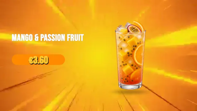 Mango & passion fruit