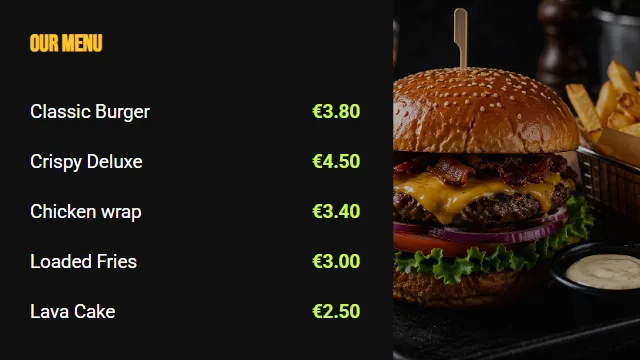 Price list