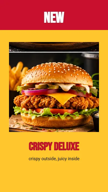 New product · Crispy
