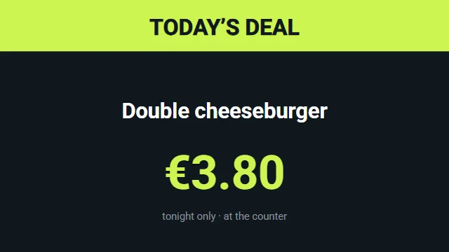 Promo with price