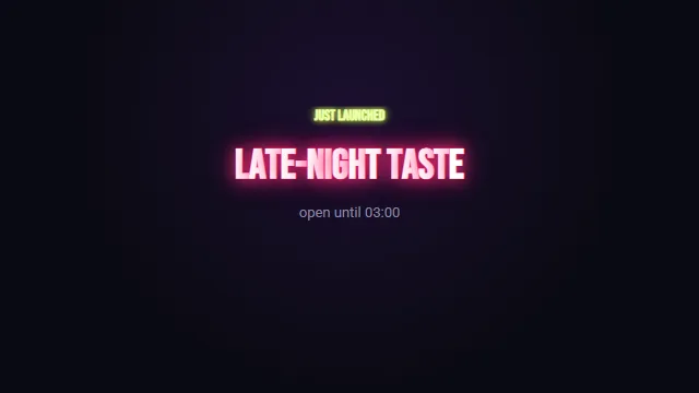 Neon launch (3 scenes)