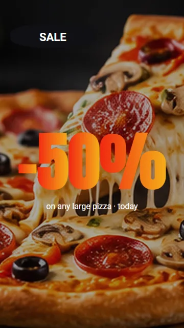 Pizza sale