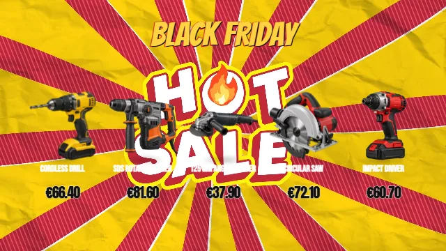 Black Friday on tools