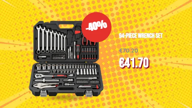Wrench set · −40%