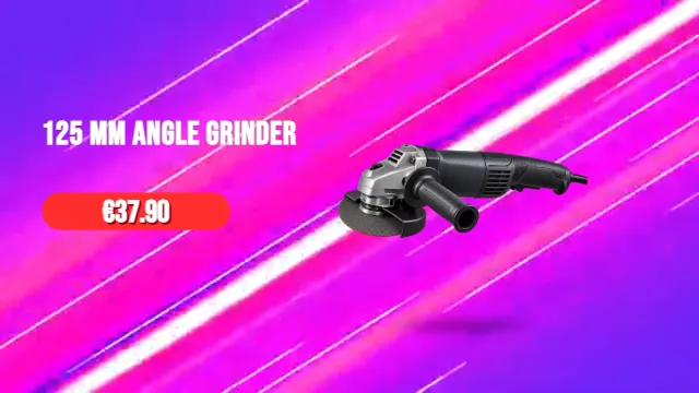 Angle grinder throws sparks