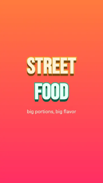 Bubble · Street food (2 scenes)