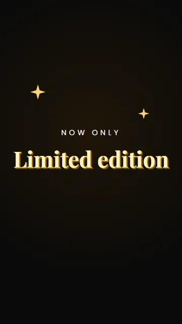 Gold on black · Limited edition (2 scenes)