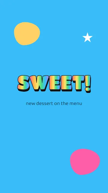 Pop 3D · Sweet treat (2 scenes)