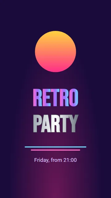 Retro ’80s · Party (2 scenes)
