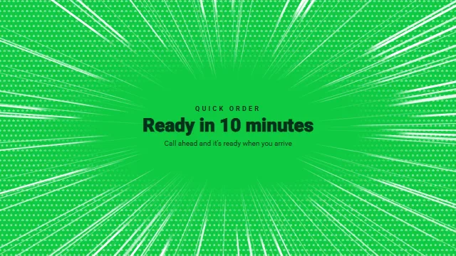 Quick order on speed lines